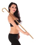 Egyptian Belly Dance Cane for Saidi Bellydance - GOLD