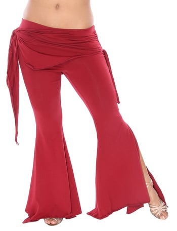 Fusion Style Dance / Yoga Pants - BURGUNDY