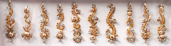 Bindi - 10 Assorted Shapes - GOLD