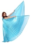 Isis Wings Belly Dance Costume Prop - TURQUOISE