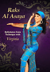 Raks Al Asaya by Virginia (Cane Technique) - DVD