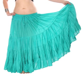 25 Yard Tribal Skirt - TEAL