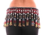 Afghani Kuchi Tribal Belt with Beaded Tassels