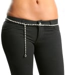 Rhinestone Belly Chain Belt