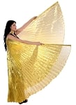 PETITE Isis Wings Belly Dance Costume Prop - GOLD