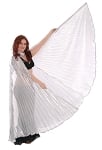 PETITE Isis Wings Belly Dance Costume Prop - SILVER