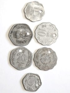 Loose Authentic Coins for Tribal and Belly Dance Costume & Jewelry Making & Repair - ASST SILVER