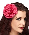Hair Flower Costume Accessory - DARK PINK