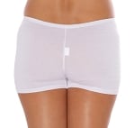Boyshort Dance Undergarment Costume Shorts - WHITE