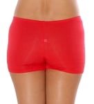 Boyshort Dance Undergarment Costume Shorts - RED