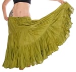 25 Yard Tribal Skirt - OLIVE GREEN