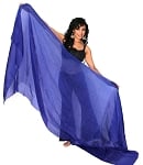 Silk Belly Dance Veil - ROYAL BLUE