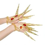 Thai Dance Golden Fingernail / Finger Tips (PAIR)