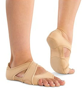 DANSHUZ Neoprene Cross Wrap Dance Shoes - LIGHT NUDE