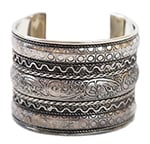 Tribal Style Cuff Bracelet - SILVER