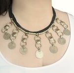 Afghani Kuchi Choker / Necklace with Coins