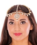 Crystals & Pearls Deluxe Maang Tikka Headpiece