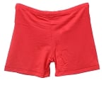 Kids Size Comfortable Stretchy Dance Shorts - RED