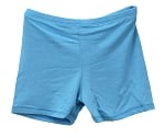 Kids Size Comfortable Stretchy Dance Shorts - TURQUOISE