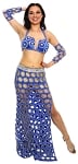 Cairo Collection: Modern Egyptian Belly Dance Costume - ROYAL BLUE