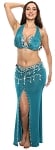 Cairo Collection: Professional Egyptian Belly Dance Costume - TEAL