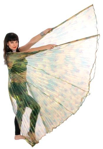 Isis Wings Belly Dance Costume Prop - PEACOCK