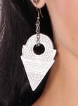 Talhakimt Pendant Earrings - SILVER