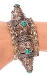 Afghani Kuchi Spike Tribal Cuff Bracelet - ASSORTED COLORS