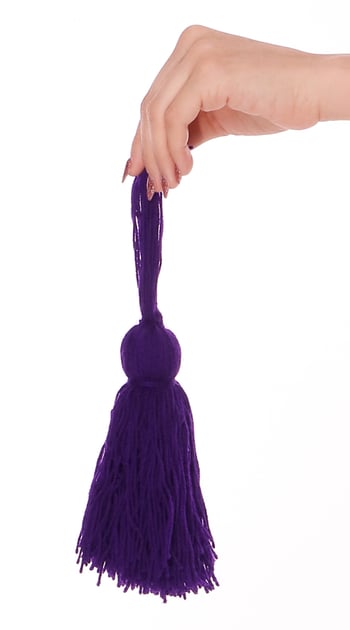 Wool Yarn Tassel - PURPLE