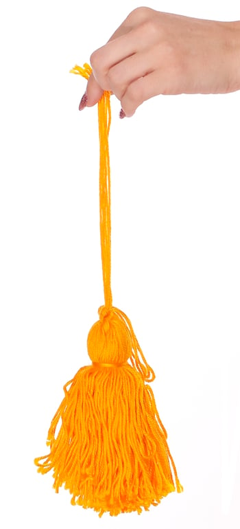 Wool Yarn Tassel - YELLOW GOLD