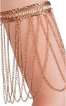 Arm Band with Chain Drapes - GOLD