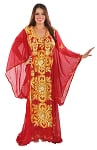 CAIRO COLLECTION: Traditional Khaleeji Thobe Dress - RED 