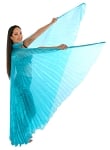 Egyptian Organza Isis Wings - TURQUOISE