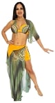 Professional Belly Dance Costume from Egypt - CITRUS / GREEN