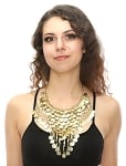 Lavish Coin Necklace - GOLD 