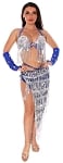 Cairo Collection: Professional Egyptian Fringe Costume - ROYAL BLUE