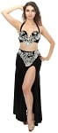 Professional Belly Dance Costume from Egypt - BLACK