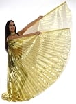 Egyptian Organza Isis Wings - GOLD