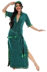 Baladi / Saidi Folk Dress from Egypt - EMERALD